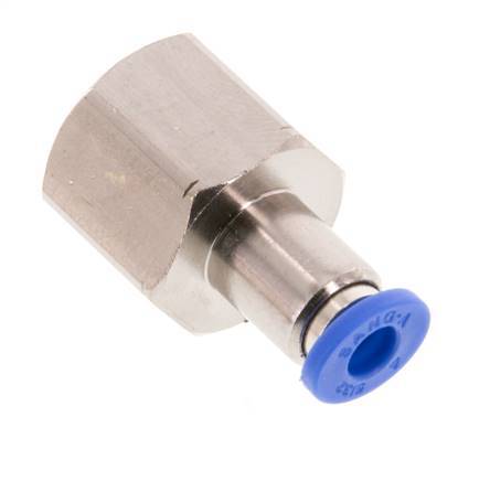 4mm x G1/4'' Messing/PA 66 Insteekfitting Binnendraad NBR [2 Stuks]