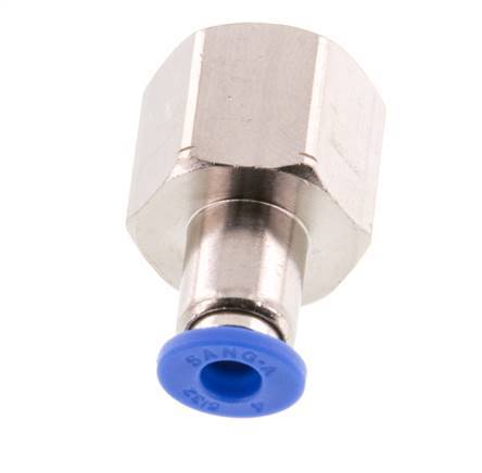 4mm x G1/4'' Messing/PA 66 Insteekfitting Binnendraad NBR [2 Stuks]