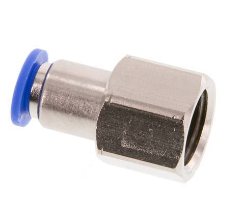6mm x G1/4'' Messing/PA 66 Insteekfitting Binnendraad NBR [2 Stuks]