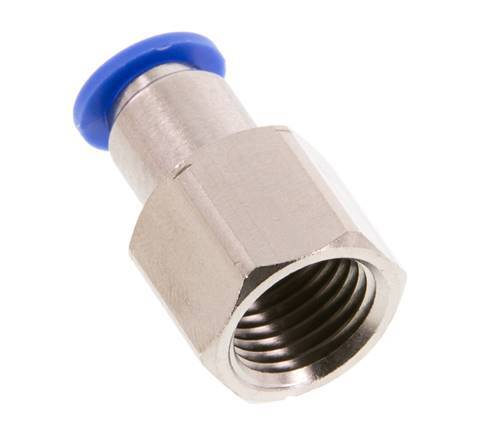 6mm x G1/4'' Messing/PA 66 Insteekfitting Binnendraad NBR [2 Stuks]