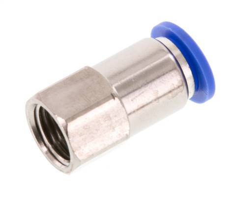 10mm x G1/4'' Messing/PA 66 Insteekfitting Binnendraad NBR [2 Stuks]