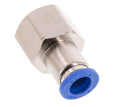 8mm x G3/8'' Messing/PA 66 Insteekfitting Binnendraad NBR [2 Stuks]