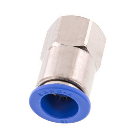16mm x G1/2'' Messing/PA 66 Insteekfitting Binnendraad NBR