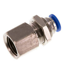 6mm x G1/4'' Messing/PA 66 Insteekfitting Binnendraad Schotdoorvoer NBR [2 Stuks]