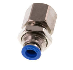 6mm x G1/4'' Messing/PA 66 Insteekfitting Binnendraad Schotdoorvoer NBR [2 Stuks]