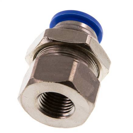 12mm x G1/4'' Messing/PA 66 Insteekfitting Binnendraad Schotdoorvoer NBR