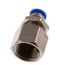 6mm x G3/8'' Messing/PA 66 Insteekfitting Binnendraad Schotdoorvoer NBR [2 Stuks]