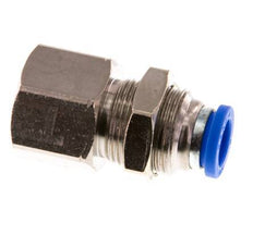 8mm x G3/8'' Messing/PA 66 Insteekfitting Binnendraad Schotdoorvoer NBR [2 Stuks]