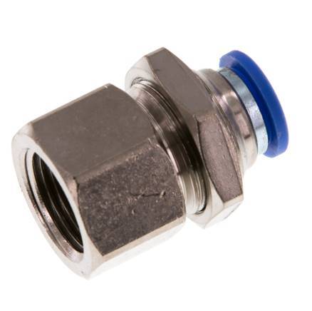 10mm x G3/8'' Messing/PA 66 Insteekfitting Binnendraad Schotdoorvoer NBR