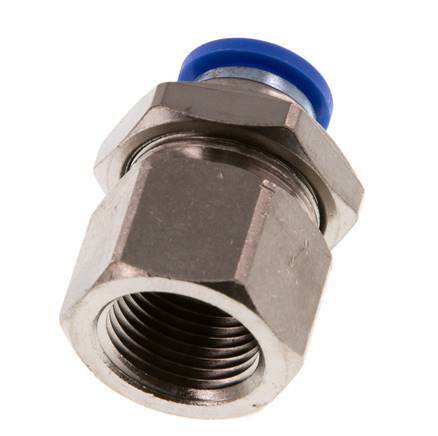 10mm x G3/8'' Messing/PA 66 Insteekfitting Binnendraad Schotdoorvoer NBR