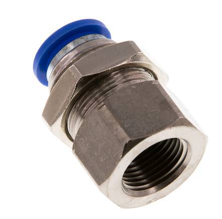 12mm x G3/8'' Messing/PA 66 Insteekfitting Binnendraad Schotdoorvoer NBR