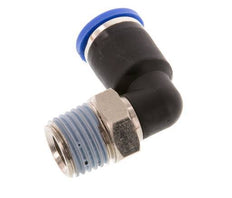 8mm x R1/4'' 90 graden L-verbinding Messing/PA 66 Insteekfitting Buitendraad Kort Draaibaar NBR [2 Stuks]