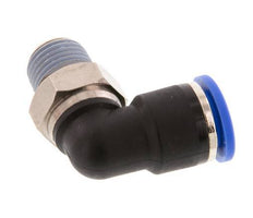 10mm x R1/4'' 90 graden L-verbinding Messing/PA 66 Insteekfitting Buitendraad Kort Draaibaar NBR [2 Stuks]