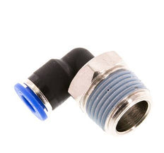 6mm x R3/8'' 90 graden L-verbinding Messing/PA 66 Insteekfitting Buitendraad Kort Draaibaar NBR [2 Stuks]