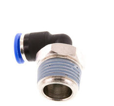 6mm x R3/8'' 90 graden L-verbinding Messing/PA 66 Insteekfitting Buitendraad Kort Draaibaar NBR [2 Stuks]