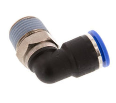 10mm x R3/8'' 90 graden L-verbinding Messing/PA 66 Insteekfitting Buitendraad Kort Draaibaar NBR [2 Stuks]