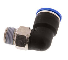 14mm x R3/8'' 90 graden L-verbinding Messing/PA 66 Insteekfitting Buitendraad Kort Draaibaar NBR