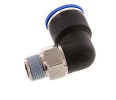 16mm x R3/8'' 90 graden L-verbinding Messing/PA 66 Insteekfitting Buitendraad Kort Draaibaar NBR