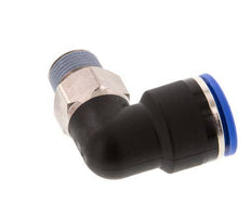 16mm x R3/8'' 90 graden L-verbinding Messing/PA 66 Insteekfitting Buitendraad Kort Draaibaar NBR