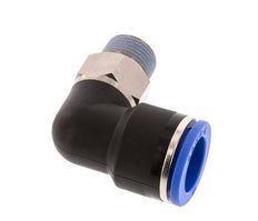16mm x R3/8'' 90 graden L-verbinding Messing/PA 66 Insteekfitting Buitendraad Kort Draaibaar NBR