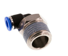 6mm x R1/2'' 90 graden L-verbinding Messing/PA 66 Insteekfitting Buitendraad Kort Draaibaar NBR [2 Stuks]