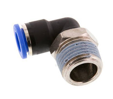 10mm x R1/2'' 90 graden L-verbinding Messing/PA 66 Insteekfitting Buitendraad Kort Draaibaar NBR [2 Stuks]