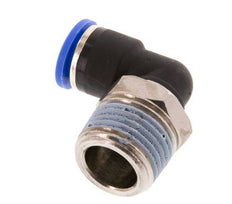 10mm x R1/2'' 90 graden L-verbinding Messing/PA 66 Insteekfitting Buitendraad Kort Draaibaar NBR [2 Stuks]