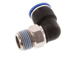 14mm x R1/2'' 90 graden L-verbinding Messing/PA 66 Insteekfitting Buitendraad Kort Draaibaar NBR