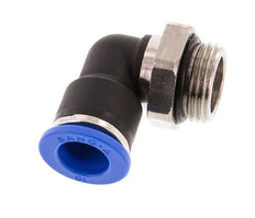 10mm x G3/8'' 90deg Elbow Push-in Fitting with Male Threads Brass/PA 66 NBR Short Sleeve Rotatable [2 Pieces]