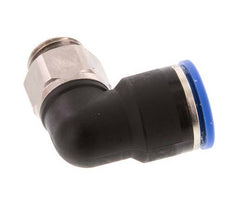 14mm x G3/8'' 90 graden L-verbinding Messing/PA 66 Insteekfitting Buitendraad Kort Draaibaar NBR