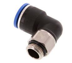 14mm x G3/8'' 90 graden L-verbinding Messing/PA 66 Insteekfitting Buitendraad Kort Draaibaar NBR