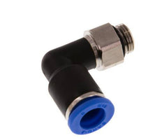8mm x G1/8'' 90deg Elbow Push-in Fitting with Male Threads Brass/PA 66 NBR Rotatable [2 Pieces]