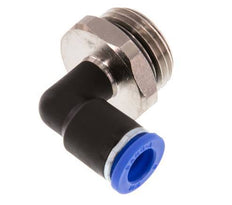 8mm x G1/2'' 90 graden L-verbinding Messing/PA 66 Insteekfitting Buitendraad Draaibaar NBR [2 Stuks]