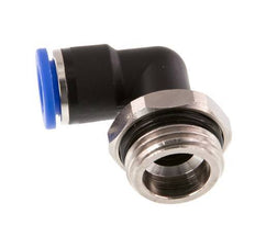 10mm x G1/2'' 90 graden L-verbinding Messing/PA 66 Insteekfitting Buitendraad Draaibaar NBR [2 Stuks]