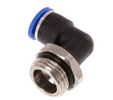 10mm x G1/2'' 90 graden L-verbinding Messing/PA 66 Insteekfitting Buitendraad Draaibaar NBR [2 Stuks]
