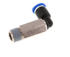 4mm x R1/8'' 90deg Elbow Push-in Fitting with Male Threads Brass/PA 66 NBR Long Sleeve Rotatable [2 Pieces]