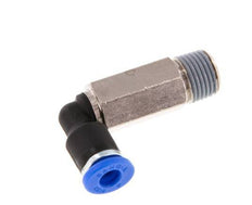 4mm x R1/8'' 90 graden L-verbinding Messing/PA 66 Insteekfitting Buitendraad Lange Huls Draaibaar NBR [2 Stuks]