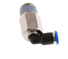 4mm x R1/4'' 90deg Elbow Push-in Fitting with Male Threads Brass/PA 66 NBR Long Sleeve Rotatable [2 Pieces]