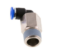 6mm x R3/8'' 90 graden L-verbinding Messing/PA 66 Insteekfitting Buitendraad Lange Huls Draaibaar NBR [2 Stuks]