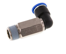 10mm x R3/8'' 90 graden L-verbinding Messing/PA 66 Insteekfitting Buitendraad Lange Huls Draaibaar NBR [2 Stuks]