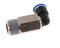 10mm x R1/2'' 90 graden L-verbinding Messing/PA 66 Insteekfitting Buitendraad Lange Huls Draaibaar NBR