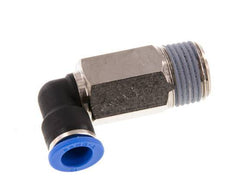 10mm x R1/2'' 90 graden L-verbinding Messing/PA 66 Insteekfitting Buitendraad Lange Huls Draaibaar NBR