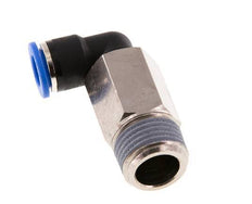 10mm x R1/2'' 90 graden L-verbinding Messing/PA 66 Insteekfitting Buitendraad Lange Huls Draaibaar NBR