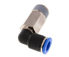 12mm x R1/2'' 90 graden L-verbinding Messing/PA 66 Insteekfitting Buitendraad Lange Huls Draaibaar NBR