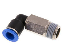 12mm x R1/2'' 90 graden L-verbinding Messing/PA 66 Insteekfitting Buitendraad Lange Huls Draaibaar NBR