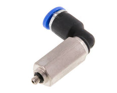 3mm x M 3 90 graden L-verbinding Messing/PA 66 Insteekfitting Buitendraad Lange Huls Draaibaar NBR [2 Stuks]