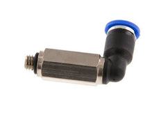 4mm x M 5 90deg Elbow Push-in Fitting with Male Threads Brass/PA 66 NBR Long Sleeve Rotatable [2 Pieces]
