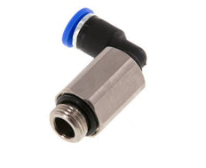 4mm x G1/8'' 90 graden L-verbinding Messing/PA 66 Insteekfitting Buitendraad Lange Huls Draaibaar NBR [2 Stuks]