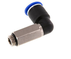 12mm x G1/4'' 90 graden L-verbinding Messing/PA 66 Insteekfitting Buitendraad Lange Huls Draaibaar NBR
