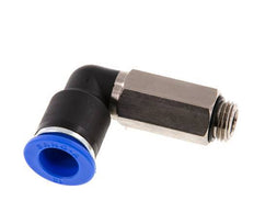 12mm x G1/4'' 90 graden L-verbinding Messing/PA 66 Insteekfitting Buitendraad Lange Huls Draaibaar NBR